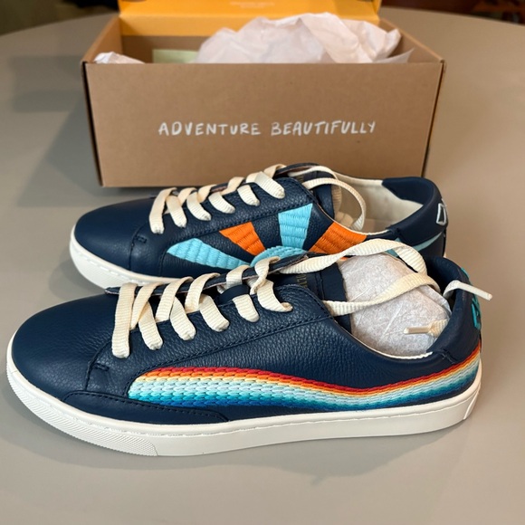 NEW Anthropologie Soludos Leather Ibiza Sneakers Embroidered Retro Comfy Casual - Picture 11 of 13